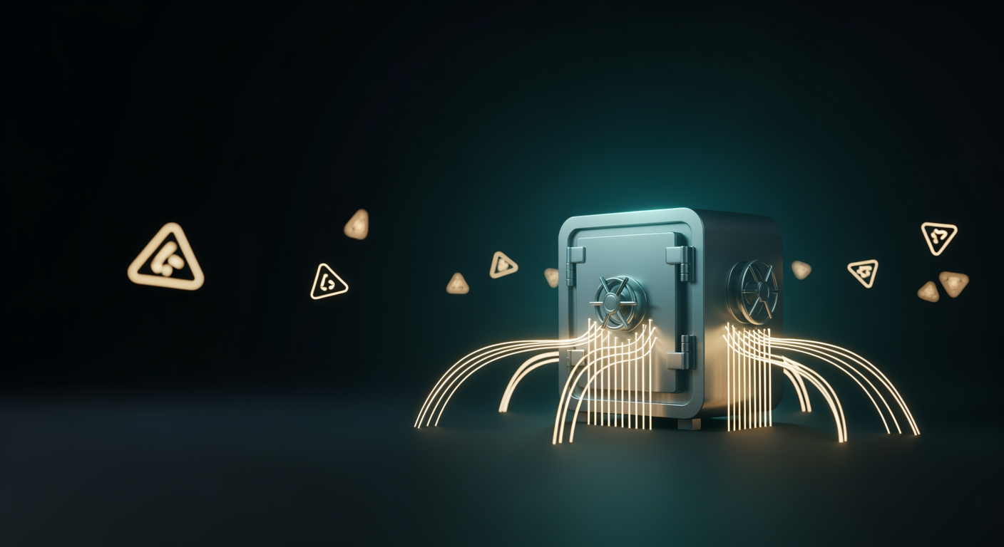 Conceptual illustration of the Volatility Risk Premium as a structural premium-collection vault